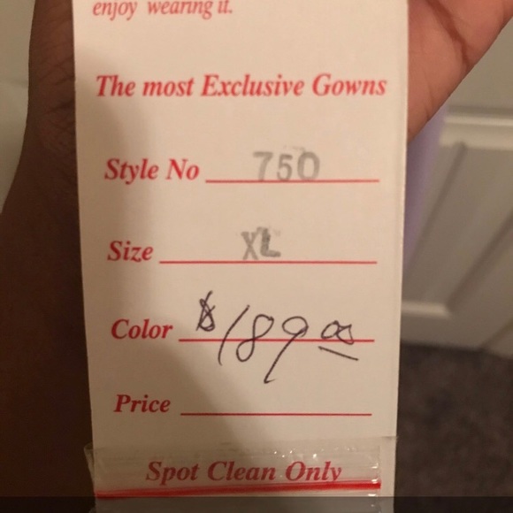 Milano periwinkle gown - Picture 6 of 6